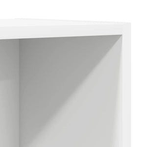 Έπιπλο Τηλεόρασης Κρεμαστό Λευκό 37x37x107 εκ. από Επεξ. Ξύλο - Pakobazaar