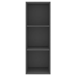 Έπιπλο Τηλεόρασης Κρεμαστό Γκρι 37x37x107 εκ. από Επεξ. Ξύλο