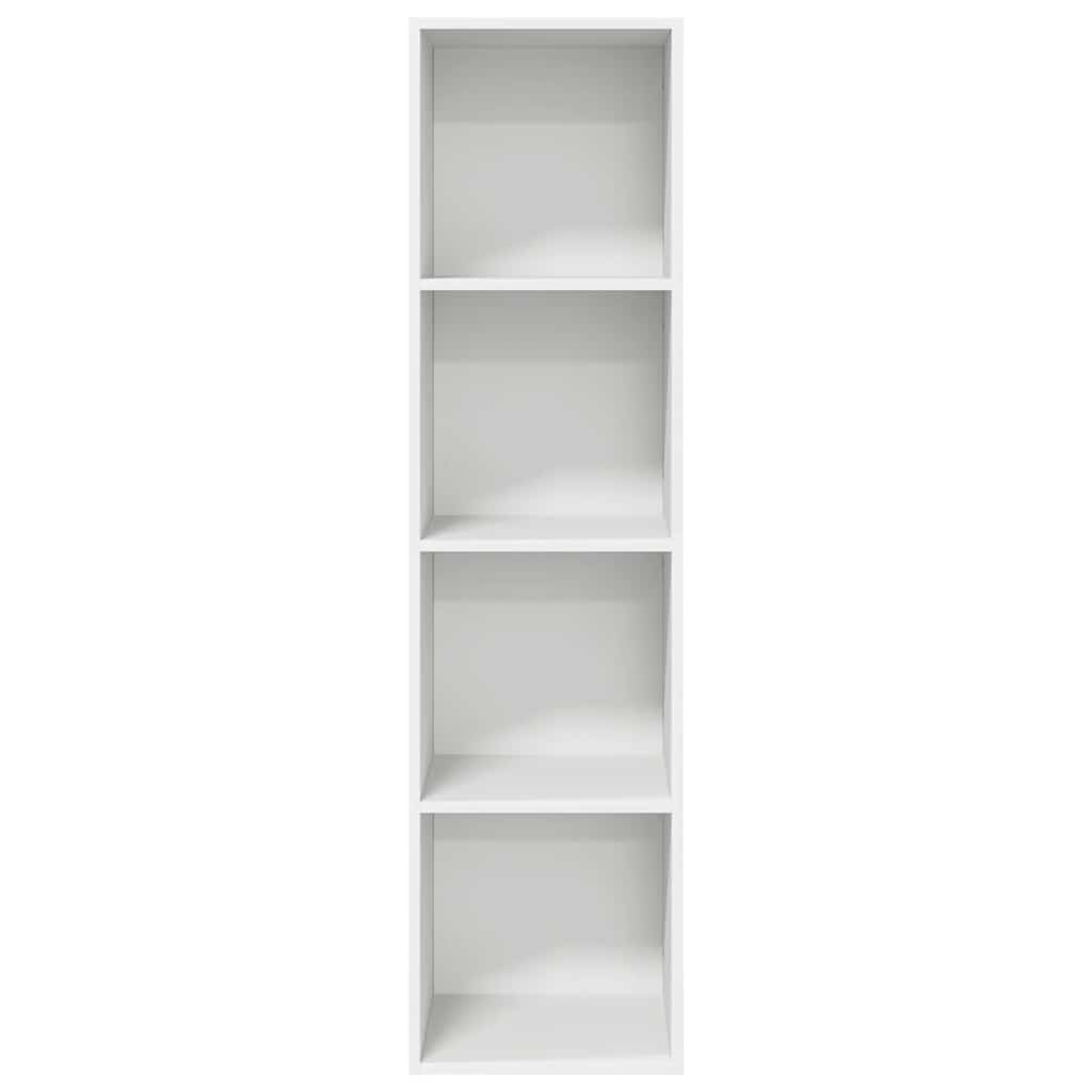 Έπιπλο Τηλεόρασης Κρεμαστό Λευκό 37x37x142,5 εκ. από Επεξ. Ξύλο - Pakobazaar