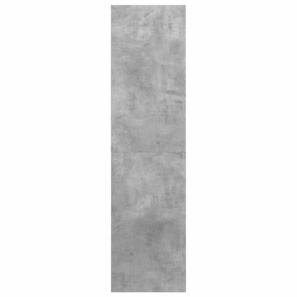 Έπιπλο Τηλεόρασης Κρεμαστό Γκρι Σκυρ. 37x37x142,5εκ Επεξ. Ξύλο