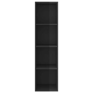 Έπιπλο Τηλεόρασης Κρεμαστό Μαύρο 37x37x142,5 εκ. από Επεξ. Ξύλο
