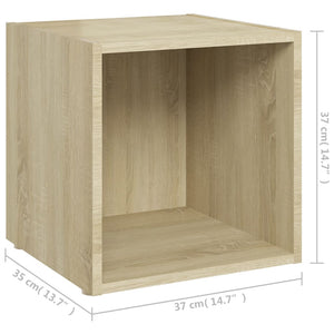 Έπιπλο Τηλεόρασης Sonoma Δρυς 37 x 35 x 37 εκ. από Επεξ. Ξύλο