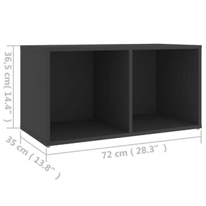 Έπιπλο Τηλεόρασης Γκρι 72 x 35 x 36,5 εκ. από Επεξ. Ξύλο