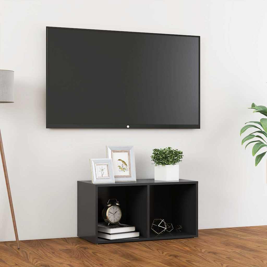 Έπιπλο Τηλεόρασης Γκρι 72 x 35 x 36,5 εκ. από Επεξ. Ξύλο