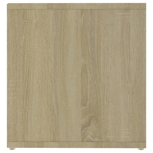 Έπιπλο Τηλεόρασης Λευκό/Sonoma Δρυς 72x35x36,5 εκ. Επεξ. Ξύλο