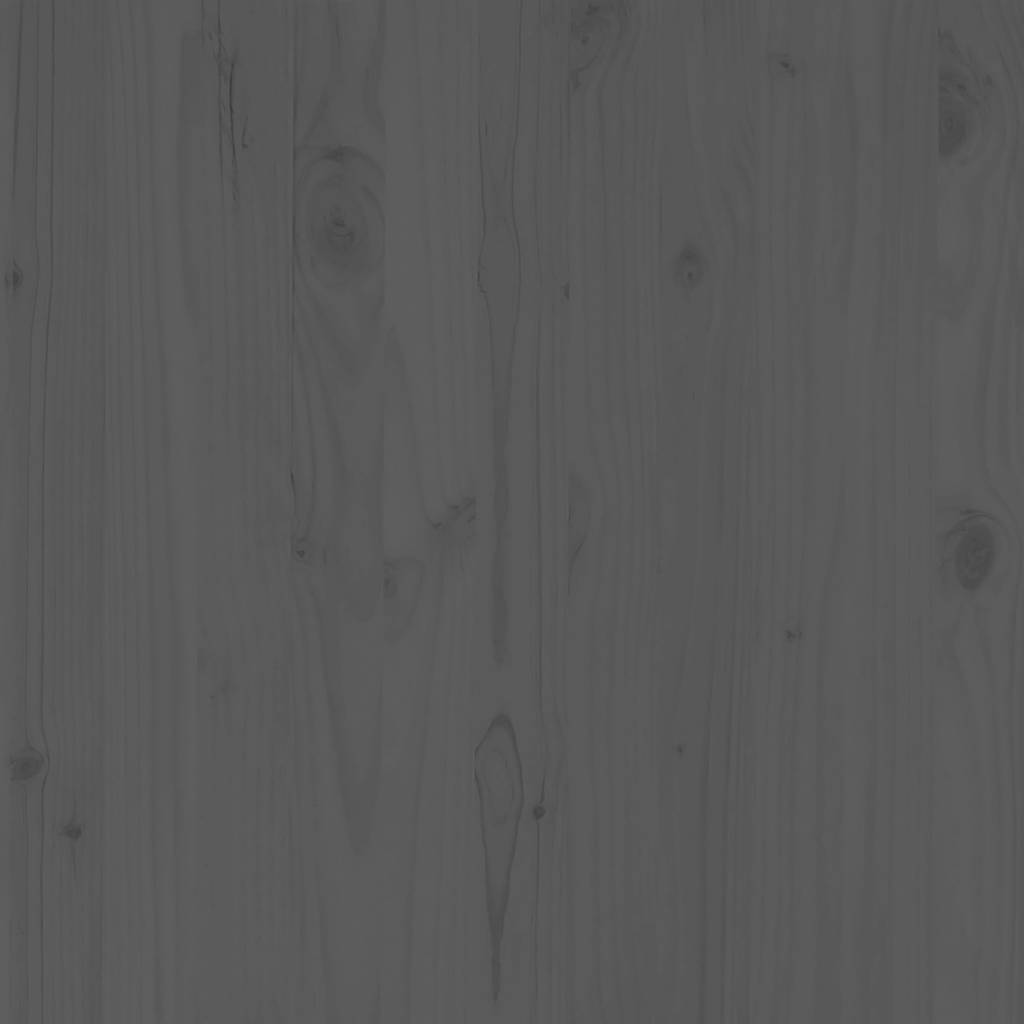 Σαλόνι Κήπου Γκρι Σετ 2 Τεμαχίων από Μασίφ Ξύλο Πεύκου - Pakobazaar