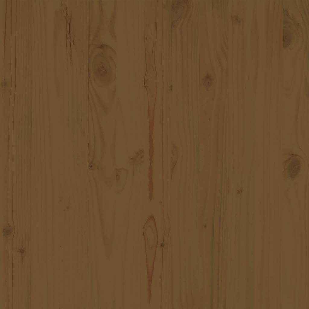 Σαλόνι Κήπου Σετ 2 Τεμαχίων Καφέ Μελί από Μασίφ Ξύλο Πεύκου - Pakobazaar