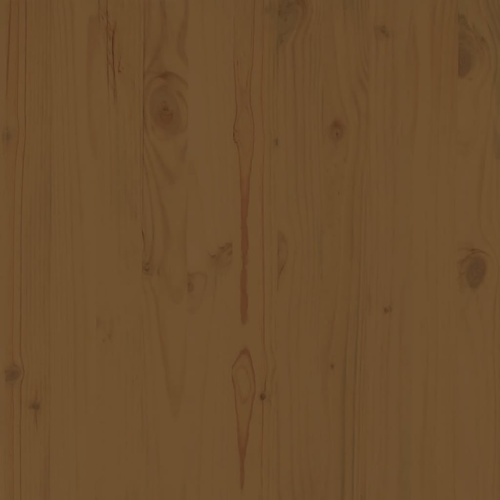 Σαλόνι Κήπου Σετ 3 Τεμαχίων Καφέ Μελί από Μασίφ Ξύλο Πεύκου - Pakobazaar