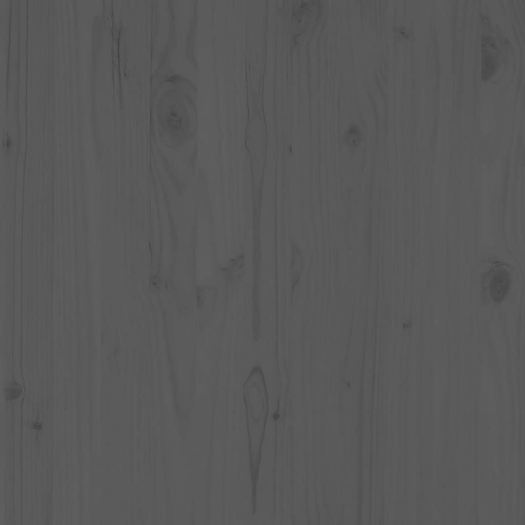 Καναπές Κήπου Γωνιακός Ξύλο Πεύκου με Ανθρακί Μαξιλάρια - Pakobazaar