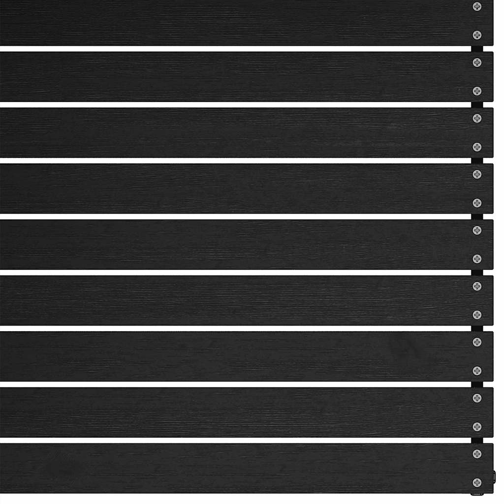 Καναπές Κήπου Γωνιακός Ξύλο Πεύκου με Ανθρακί Μαξιλάρια - Pakobazaar