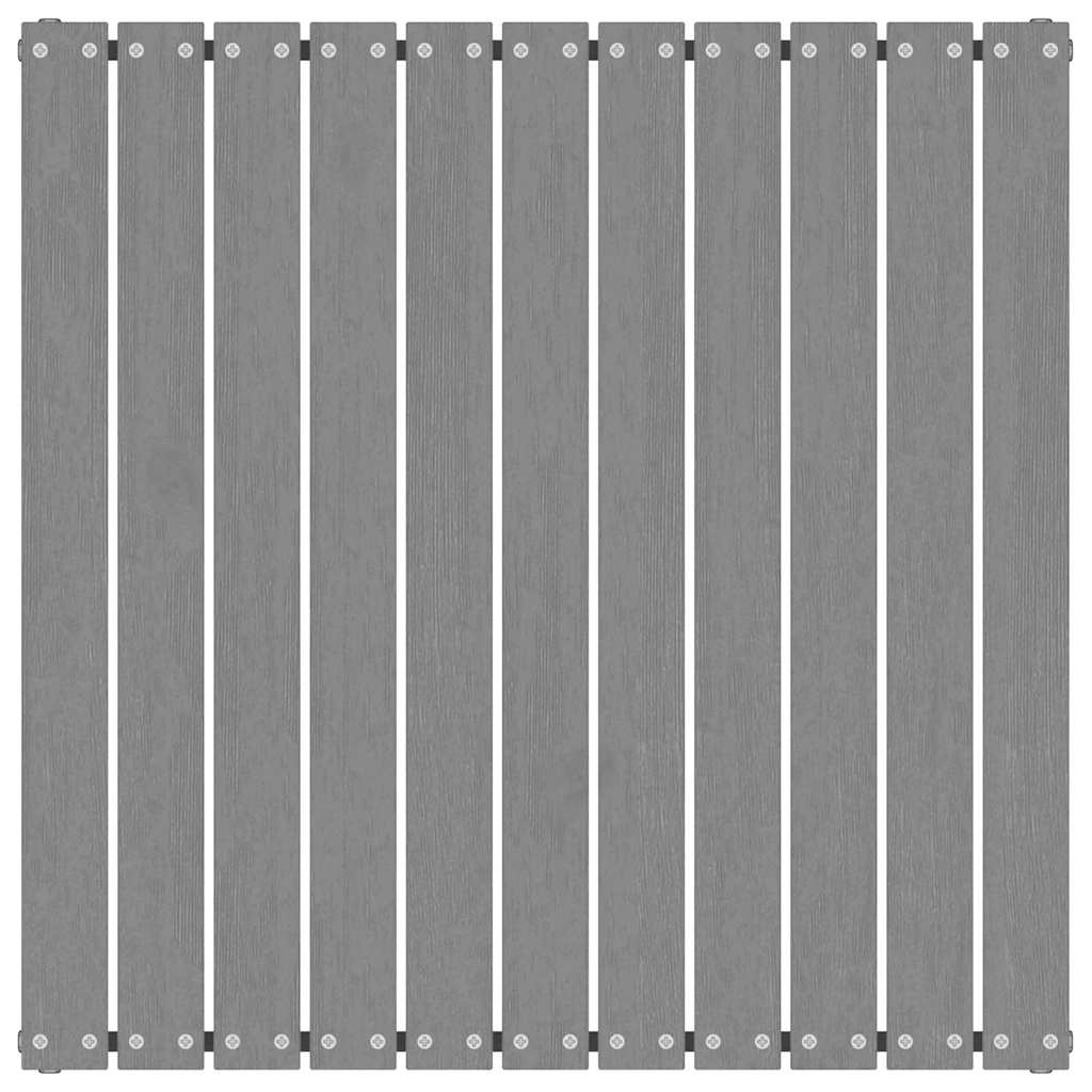 Υποπόδιο Κήπου Γκρι από Μασίφ Ξύλο Πεύκου με Μαξιλάρι - Pakobazaar