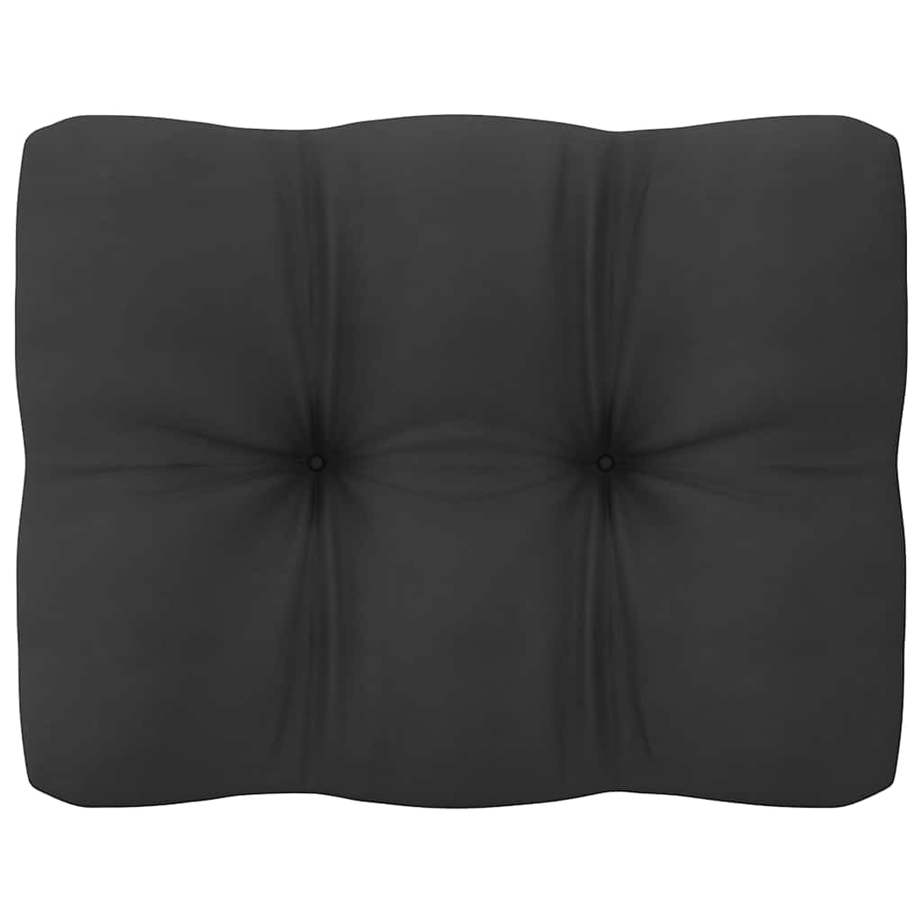 Σαλόνι Κήπου 2 τεμ. Λευκό από Μασίφ Ξύλο Πεύκου με Μαξιλάρια - Pakobazaar