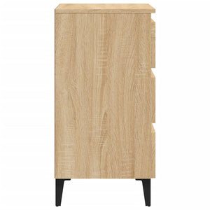 Κομοδίνο Sonoma Δρυς 40 x 35 x 69 εκ. με Μεταλλικά Πόδια