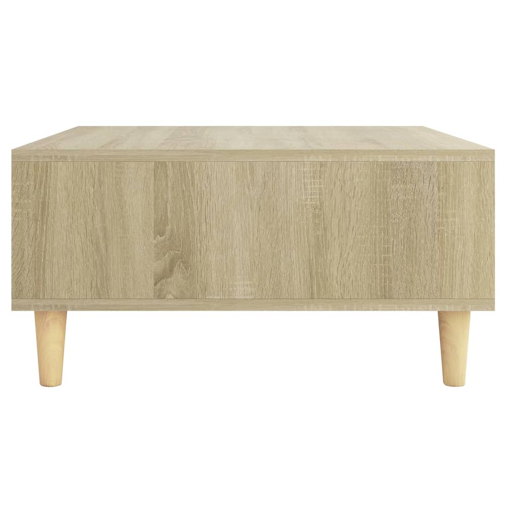 Τραπεζάκι Σαλονιού Sonoma Δρυς 60x60x30 εκ. Επεξεργασμένο Ξύλο