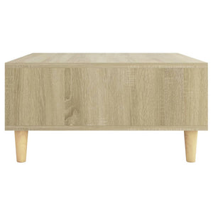 Τραπεζάκι Σαλονιού Sonoma Δρυς 60x60x30 εκ. Επεξεργασμένο Ξύλο
