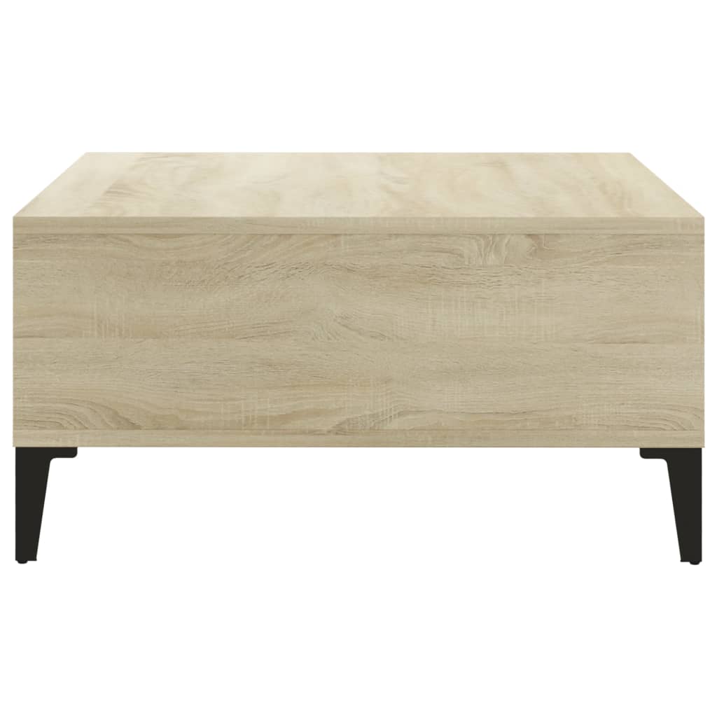 Τραπεζάκι Σαλονιού Sonoma Δρυς 60x60x30 εκ. Επεξεργασμένο Ξύλο