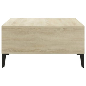 Τραπεζάκι Σαλονιού Sonoma Δρυς 60x60x30 εκ. Επεξεργασμένο Ξύλο