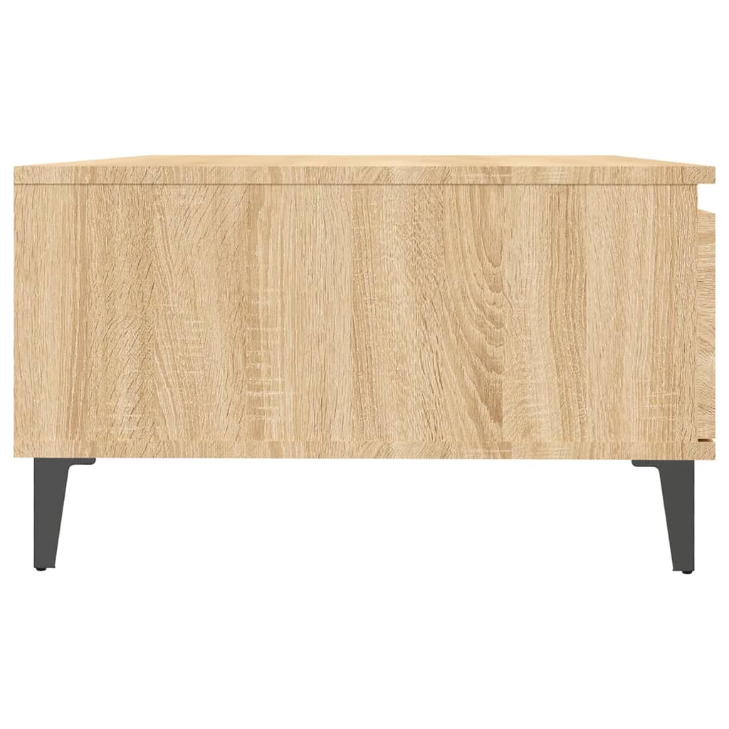 Τραπεζάκι Σαλονιού Sonoma Δρυς 90x60x35 εκ. Επεξεργασμένο Ξύλο - Pakobazaar