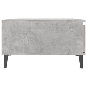 Τραπεζάκι Σαλονιού Γκρι Σκυρ. 90x60x35 εκ. Επεξεργασμένο Ξύλο - Pakobazaar
