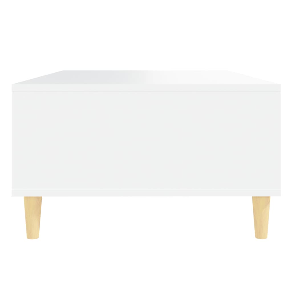 Τραπεζάκι Σαλονιού Λευκό 103,5 x 60 x 35 εκ. από Επεξ. Ξύλο - Pakobazaar