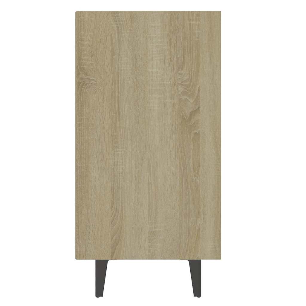 Ραφιέρα Λευκό / Sonoma Δρυς 103,5 x 35 x 70 εκ. από Επεξ. Ξύλο - Pakobazaar