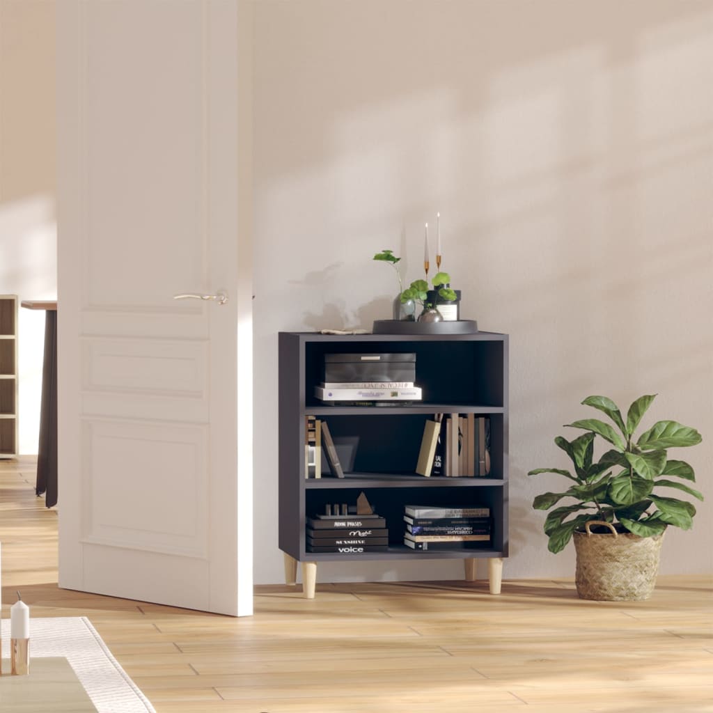 Ραφιέρα Γκρι 57 x 35 x 70 εκ. από Επεξ. Ξύλο