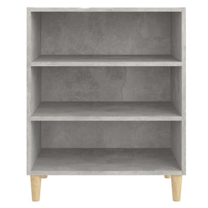 Ντουλάπι Γκρι Σκυροδέματος 57x35x70 εκ. Επεξεργασμένο Ξύλο