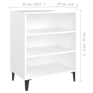 Ραφιέρα Λευκή 57 x 35 x 70 εκ. από Μοριοσανίδα