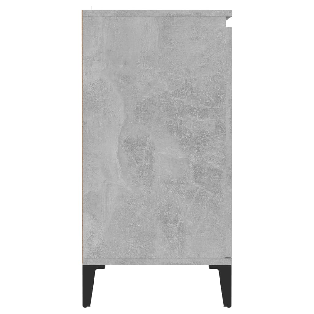 Ντουλάπι Γκρι Σκυροδέματος 60x35x70 εκ. Επεξεργασμένο Ξύλο