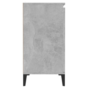 Ντουλάπι Γκρι Σκυροδέματος 60x35x70 εκ. Επεξεργασμένο Ξύλο