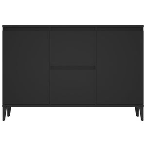 Μπουφές Μαύρος 102 x 35 x 70 εκ. από Επεξεργασμένο Ξύλο