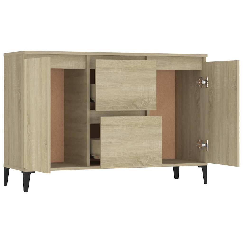 Μπουφές Sonoma Δρυς 102 x 35 x 70 εκ. από Επεξεργασμένο Ξύλο