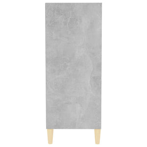 Ραφιέρα Γκρι Σκυροδέματος 57 x 35 x 90 εκ. από Επεξ. Ξύλο - Pakobazaar