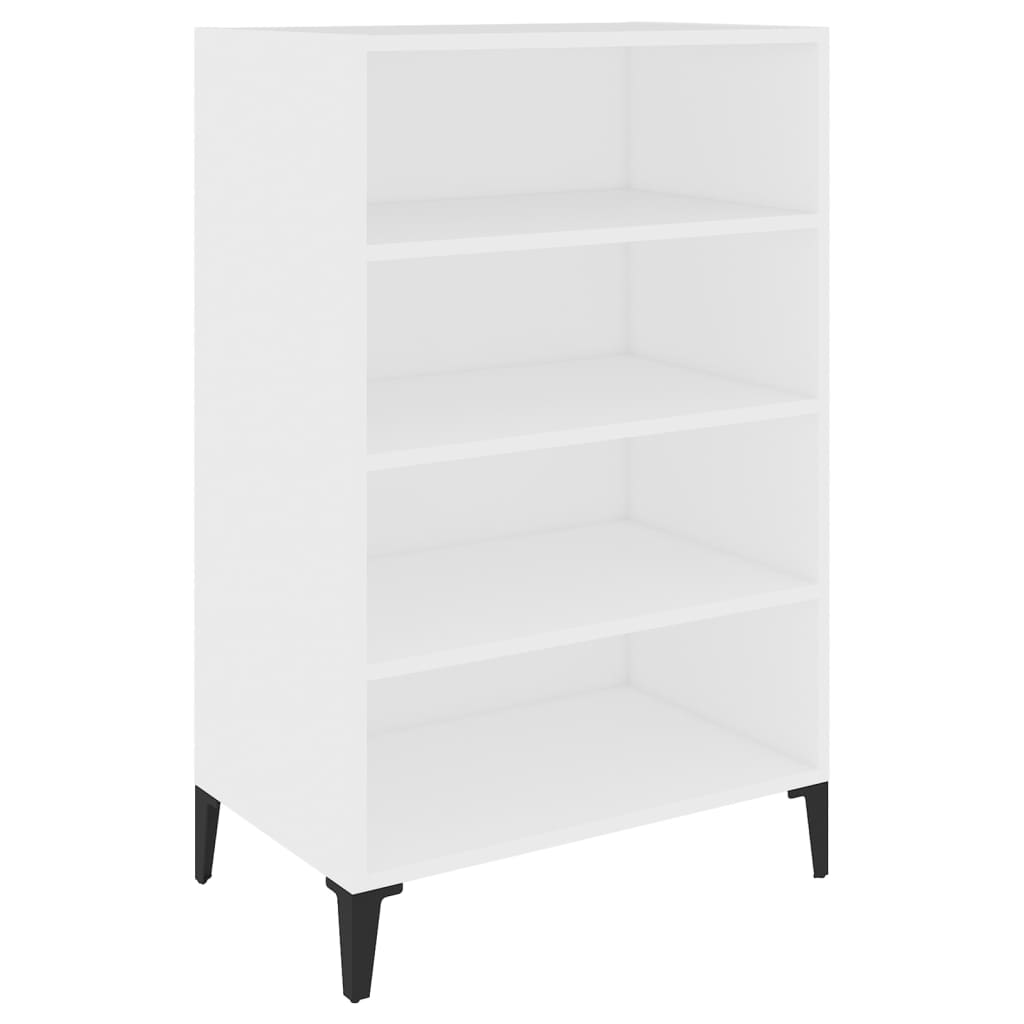Ραφιέρα Λευκή 57 x 35 x 90 εκ. από Επεξ. Ξύλο