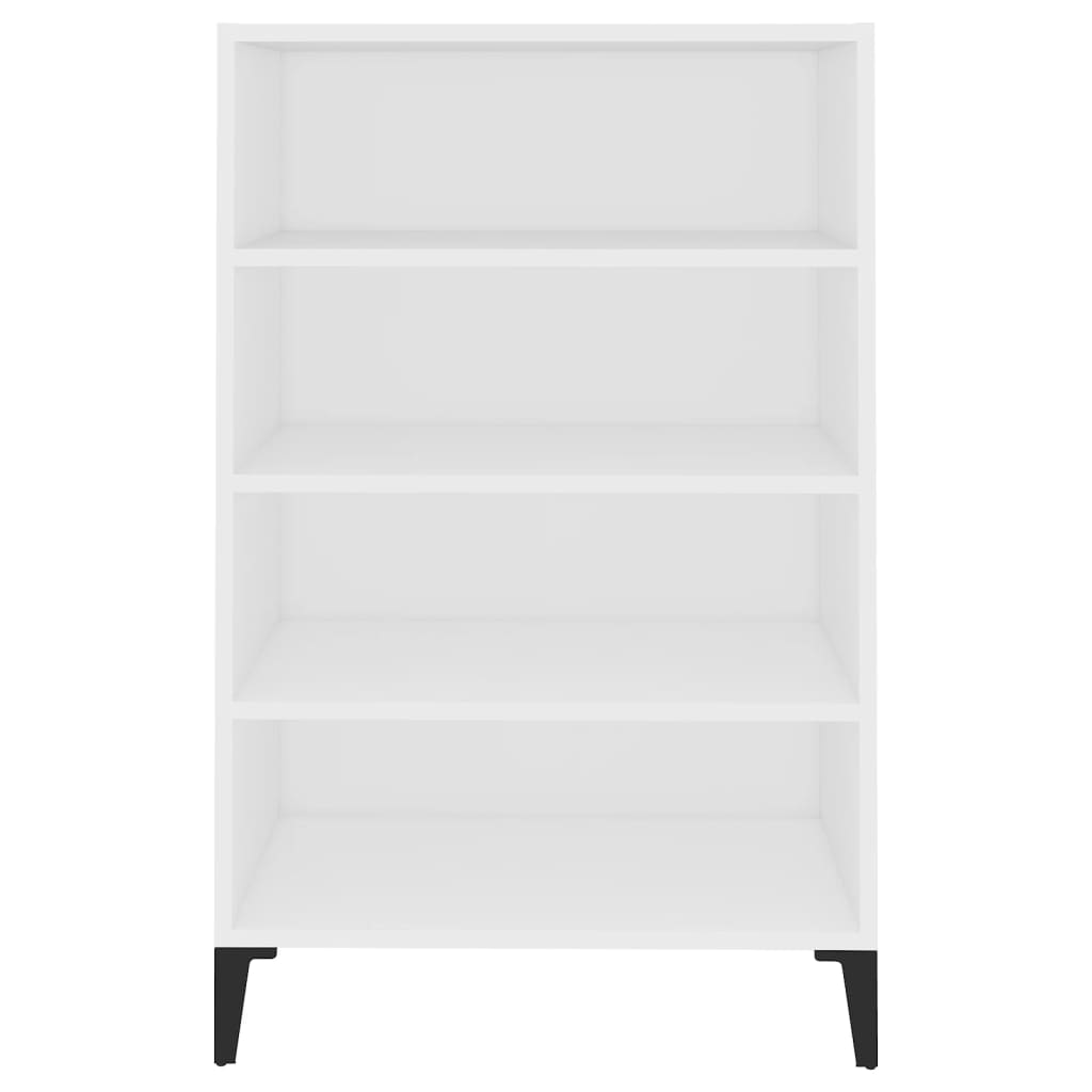Ραφιέρα Λευκή 57 x 35 x 90 εκ. από Επεξ. Ξύλο