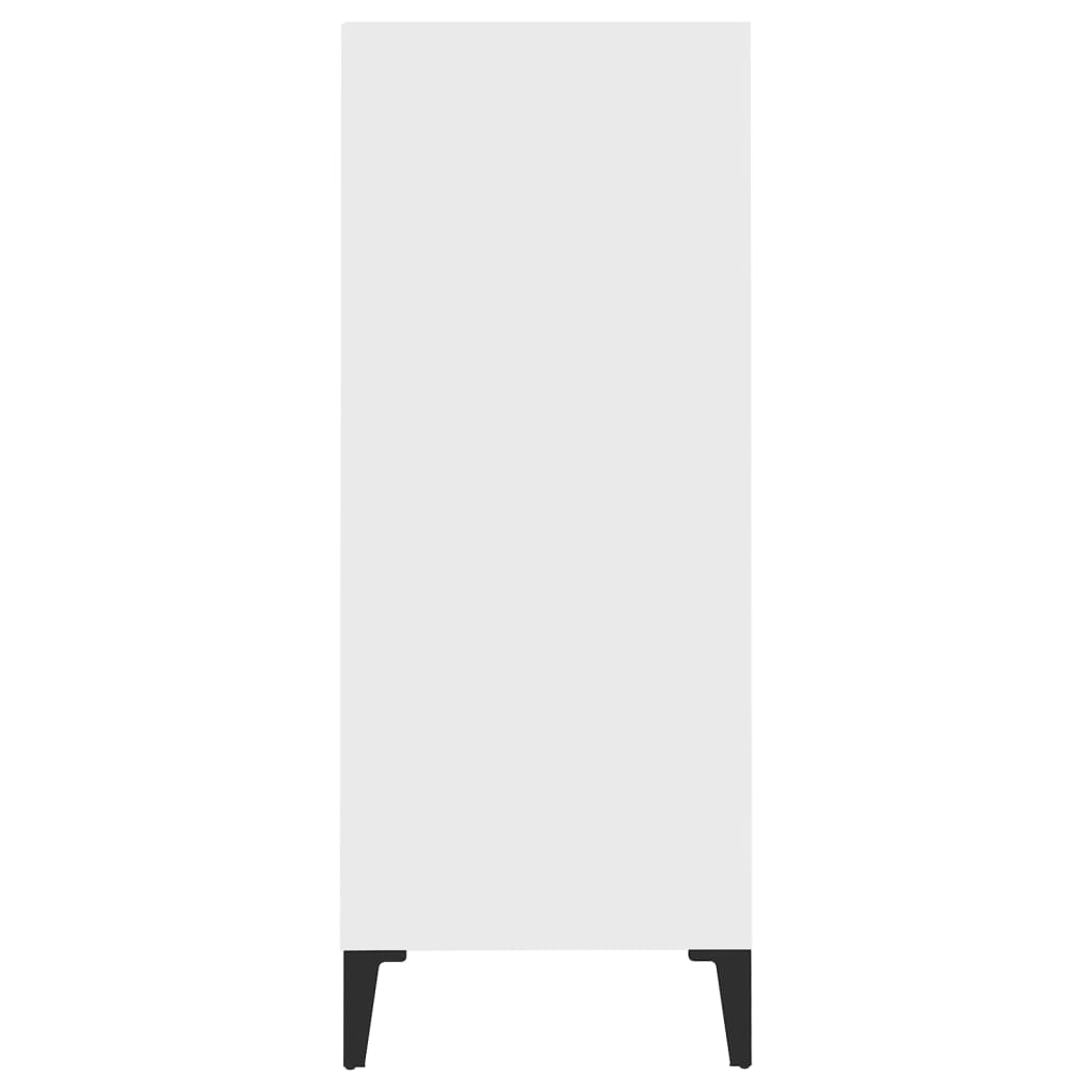 Ραφιέρα Λευκή 57 x 35 x 90 εκ. από Επεξ. Ξύλο