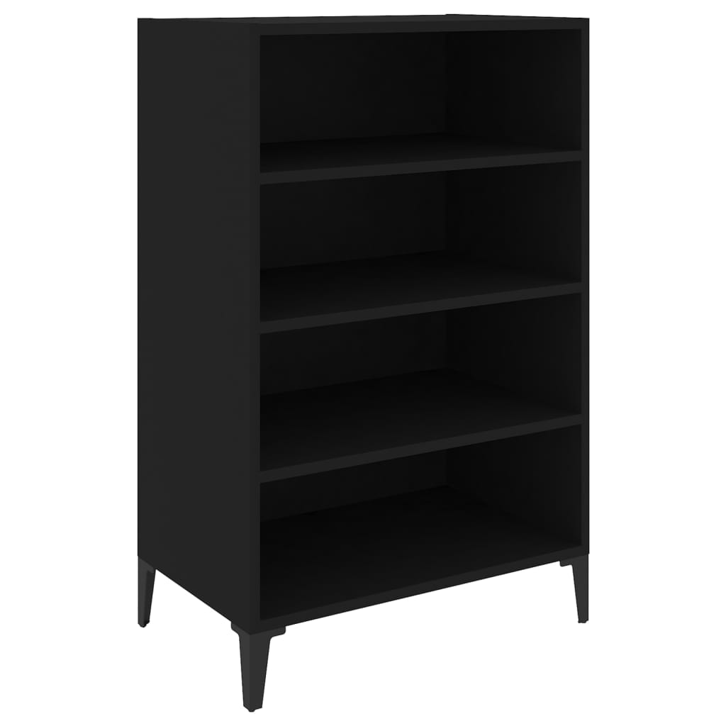 Ραφιέρα Μαύρη 57 x 35 x 90 εκ. από Επεξ. Ξύλο