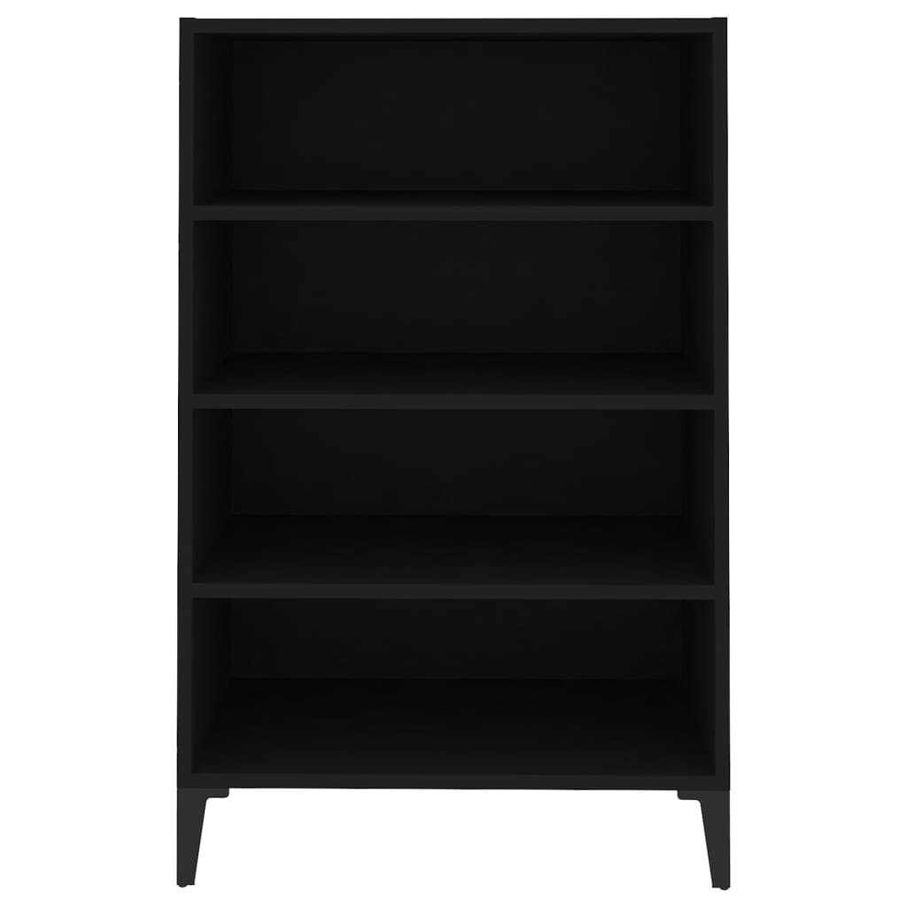 Ραφιέρα Μαύρη 57 x 35 x 90 εκ. από Επεξ. Ξύλο