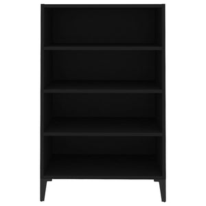 Ραφιέρα Μαύρη 57 x 35 x 90 εκ. από Επεξ. Ξύλο