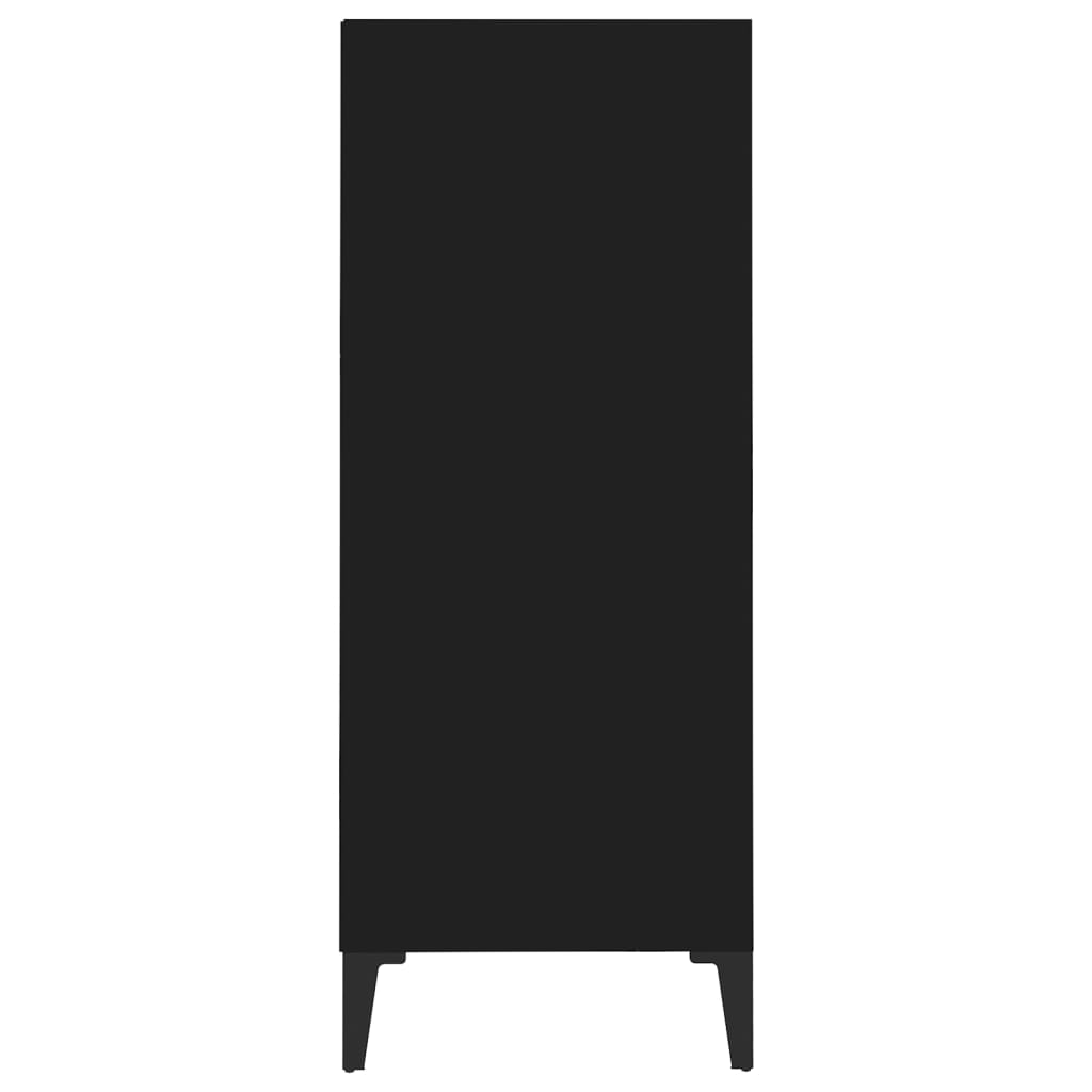 Ραφιέρα Μαύρη 57 x 35 x 90 εκ. από Επεξ. Ξύλο