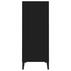 Ραφιέρα Μαύρη 57 x 35 x 90 εκ. από Επεξ. Ξύλο