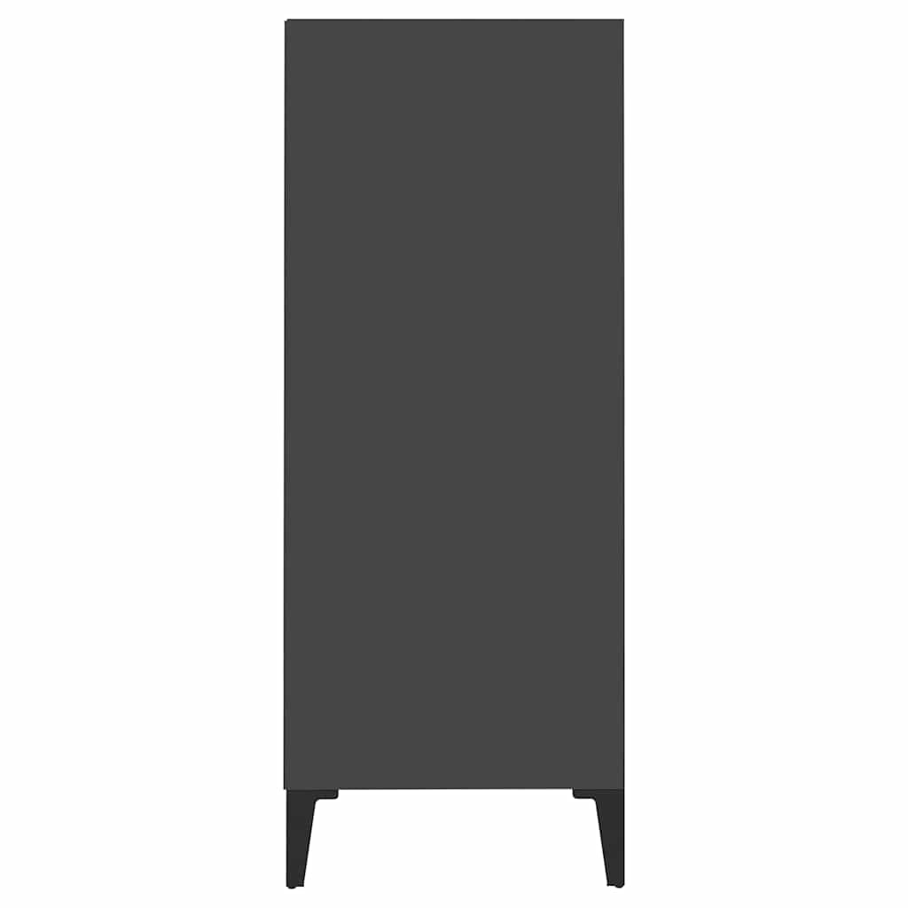 Ραφιέρα Γκρι 57 x 35 x 90 εκ. από Επεξ. Ξύλο
