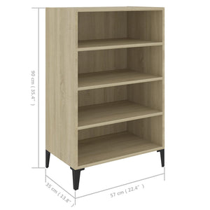 Ραφιέρα Sonoma Δρυς 57 x 35 x 90 εκ. από Επεξ. Ξύλο