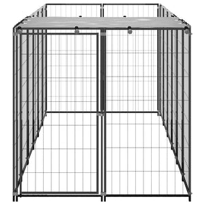 Σπιτάκι σκύλου Μαύρο 330 x 110 x 110 από Ατσάλι - PAKOBAZAAR