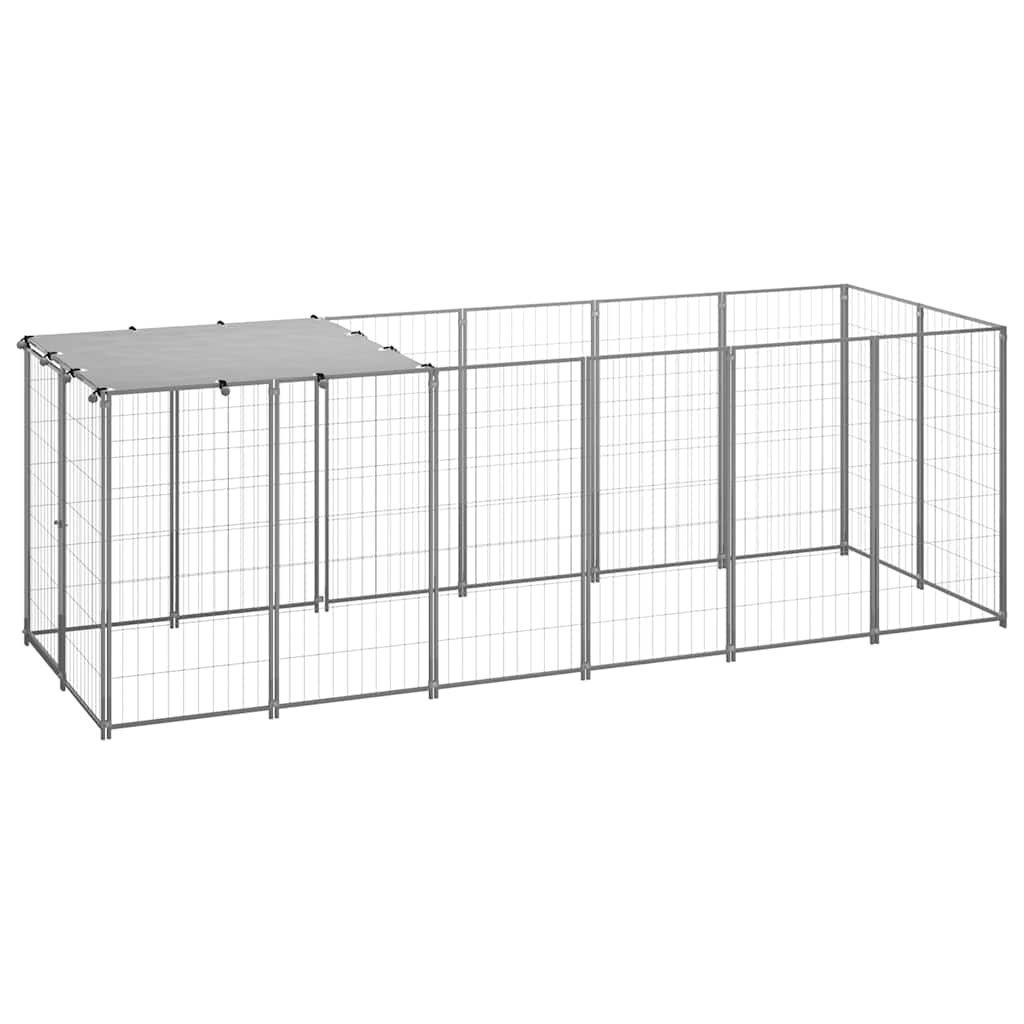 Σπιτάκι σκύλου Ασημί 330 x 110 x 110 από Ατσάλι - PAKOBAZAAR