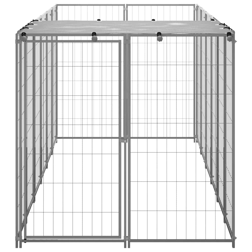 Σπιτάκι σκύλου Ασημί 330 x 110 x 110 από Ατσάλι - PAKOBAZAAR