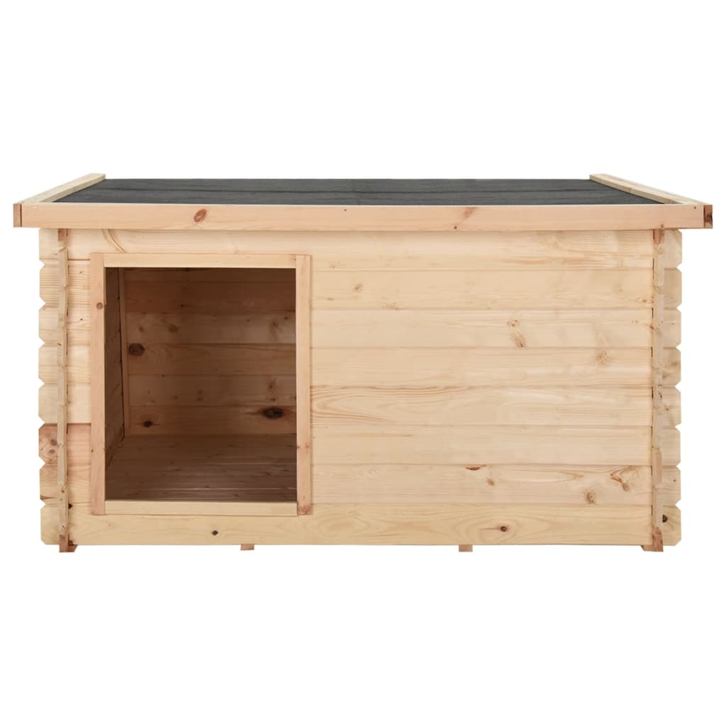 Σπιτάκι Σκύλου 150x150x82,6 εκ./14 χιλ. από Μασίφ Ξύλο Πεύκου - Pakobazaar