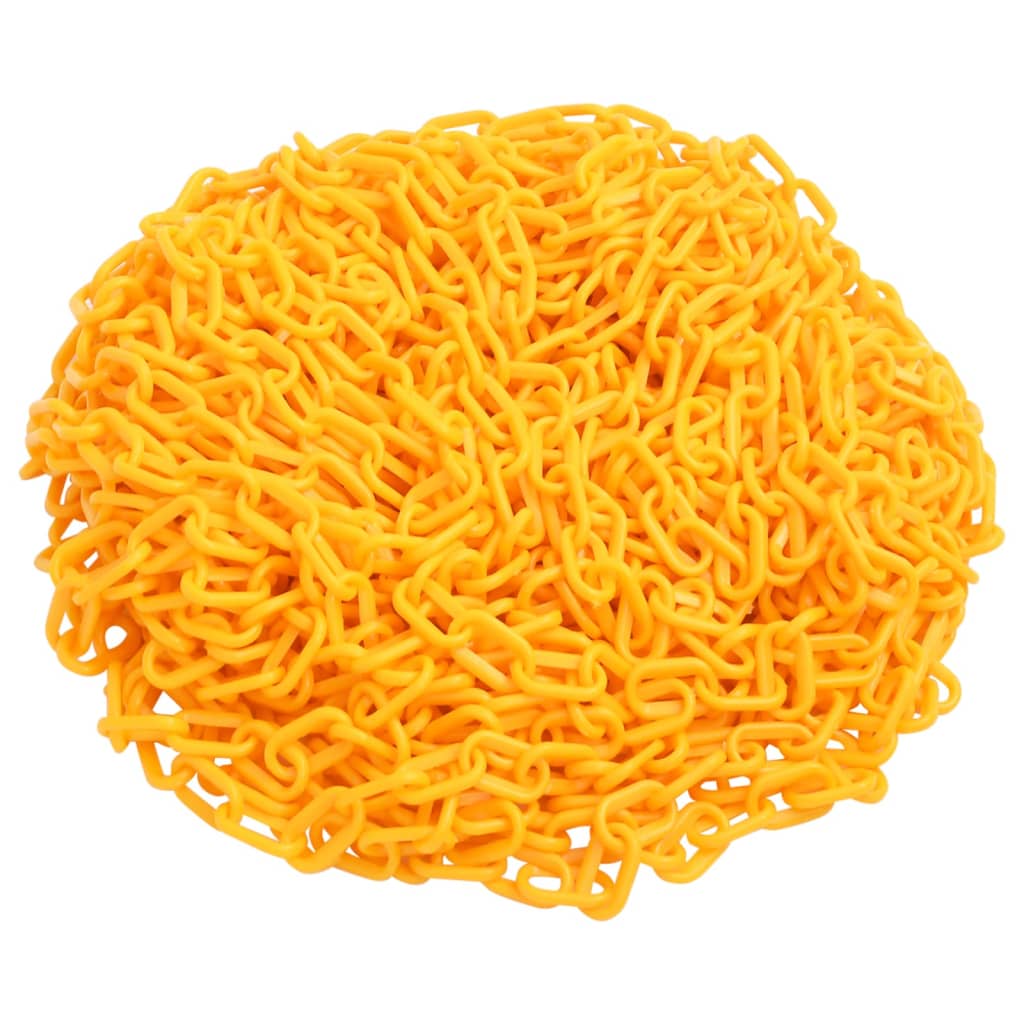 Αλυσίδα Σήμανσης Κίτρινη 100 μ. Ø6 χιλ. Πλαστική - PAKOBAZAAR