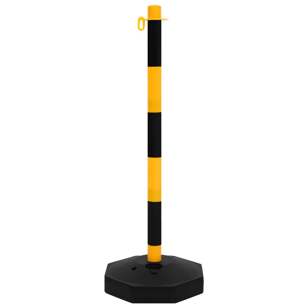 Σετ Κολόνες Σήμανσης με Πλαστική Αλυσίδα 10 Μέτρων - PAKOBAZAAR