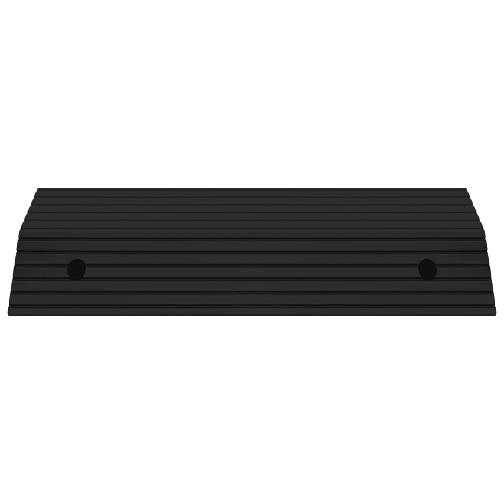 Γεφυρωτές Ράμπες Πεζοδρομίου/Πόρτας 2 τεμ. 80x40x8εκ. Καουτσούκ - PAKOBAZAAR